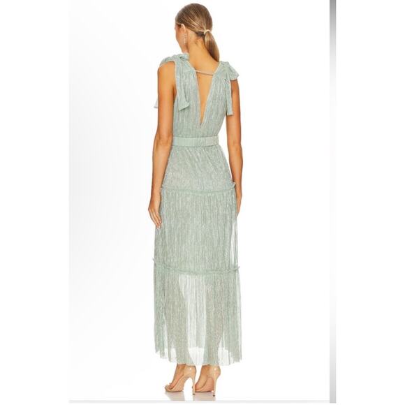 Sabina Musayev X Revolve Sleeveless Helena Dress in Sage Size M - Picture 3 of 10
